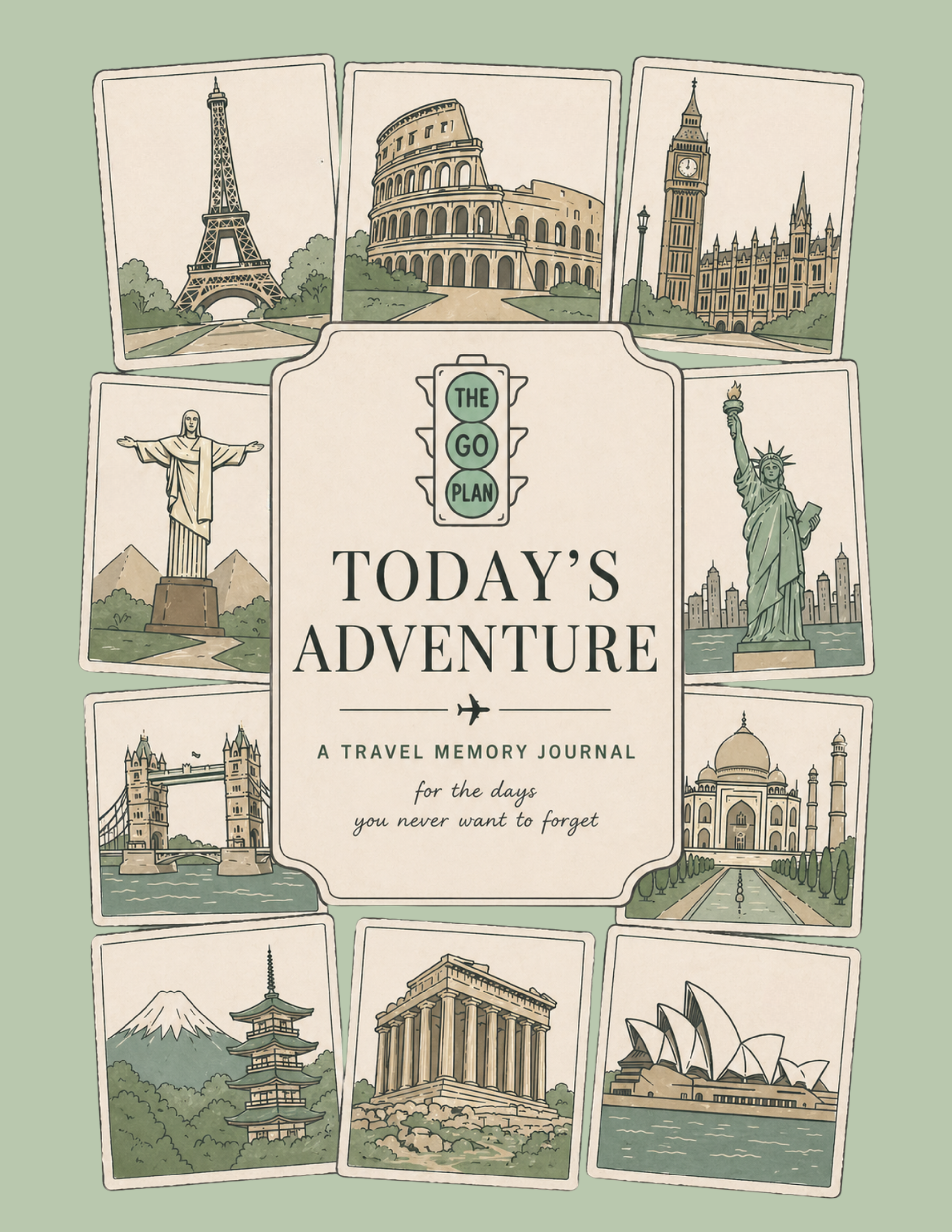 TODAY'S ADVENTURE: a PRINTABLE travel memory journal