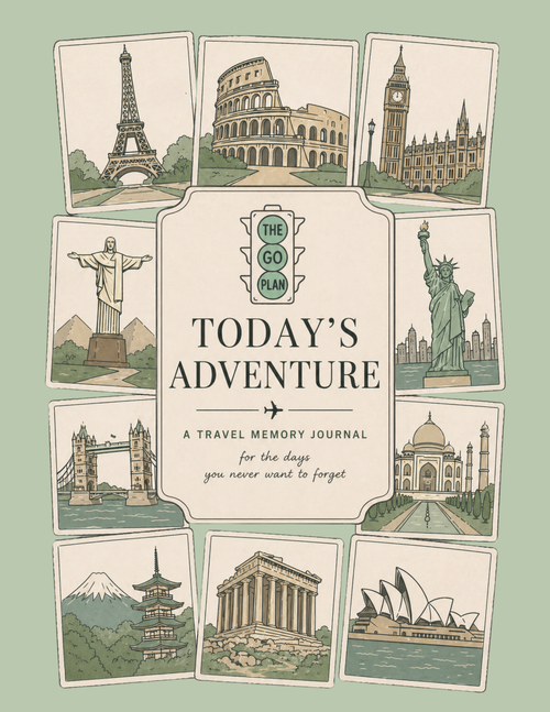 TODAY'S ADVENTURE: a PRINTABLE travel memory journal